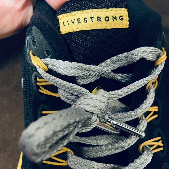 NIKE Lance Armstrong Livestrong Lunarglide 4 Black Marigold White 11.5 US 45.5 main image 4